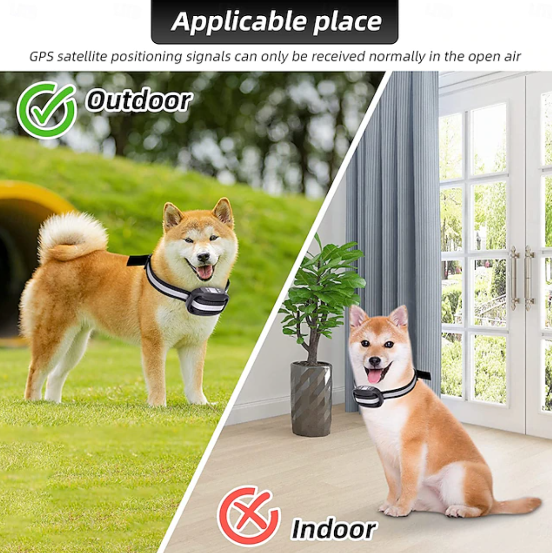 GPS Radio Powered Dog Fence Collar System Secure Dog Fence System (New 2025)